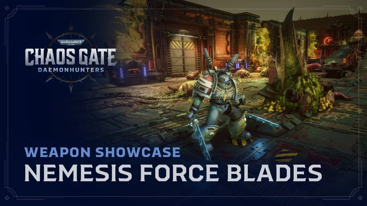 Клинки Силы Немезиды разят демонов Нургла в Warhammer 40K: Chaos Gate - Daemonhunters