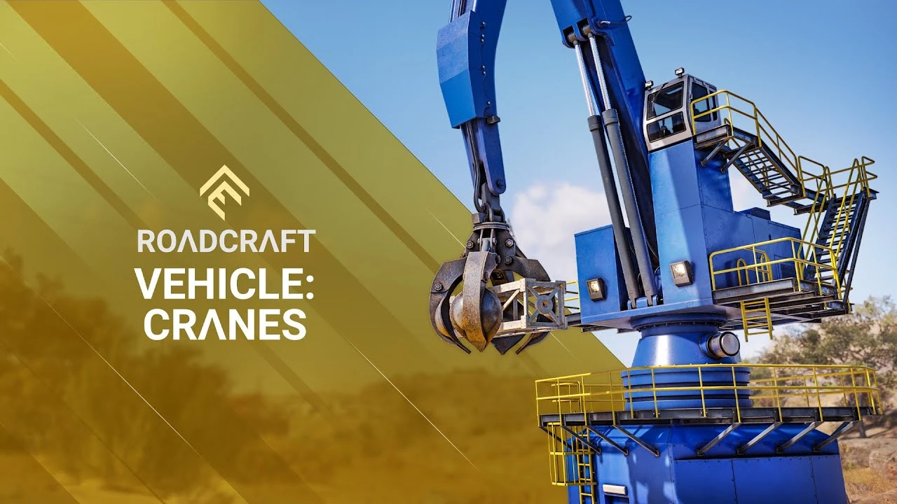 Разработчики RoadCraft представили крановую технику в новом трейлере