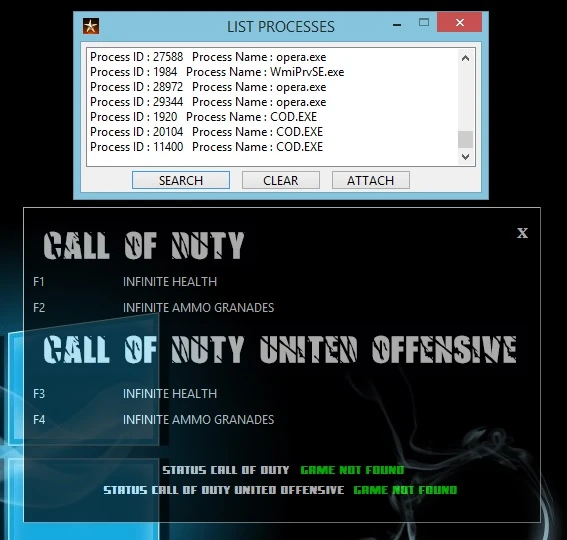 Call of Duty + Call of Duty - United Offensive: Трейнер/Trainer (+2) [1.0]