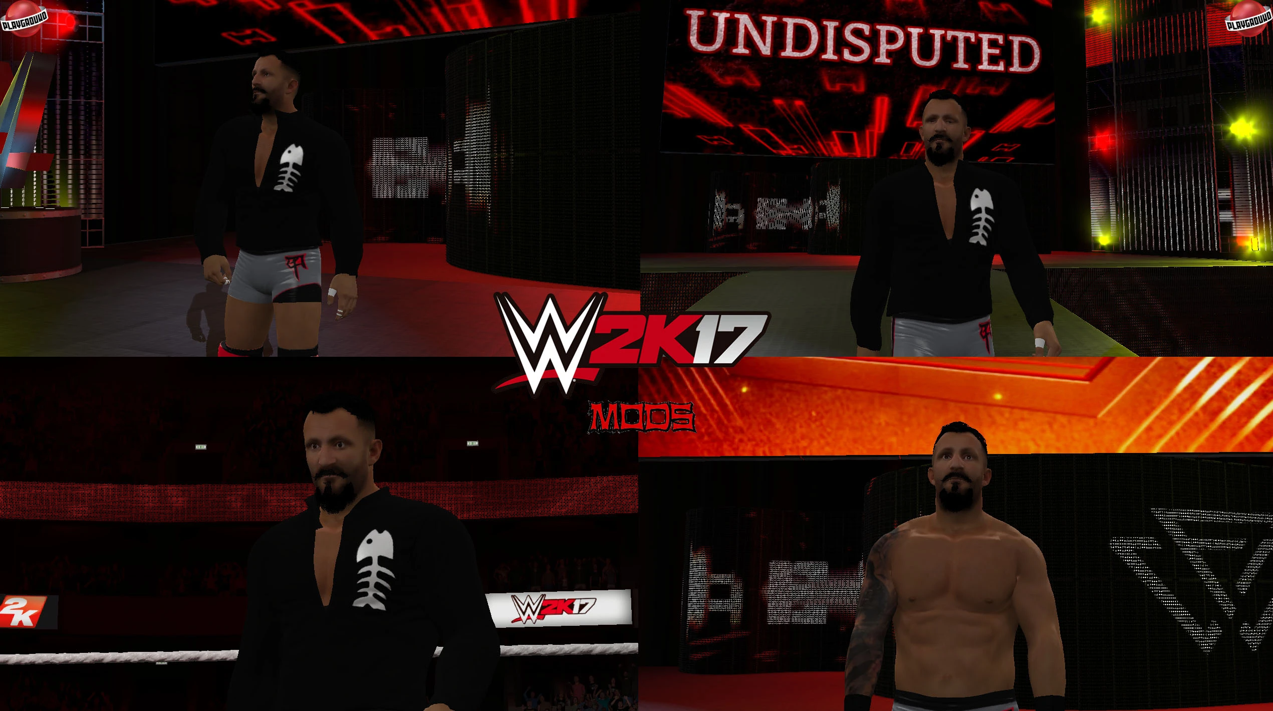 WWE 2K17 "Bobby Fish AEW Наряд (Лицевая анимация) WWE 2K19 Порт Мод"