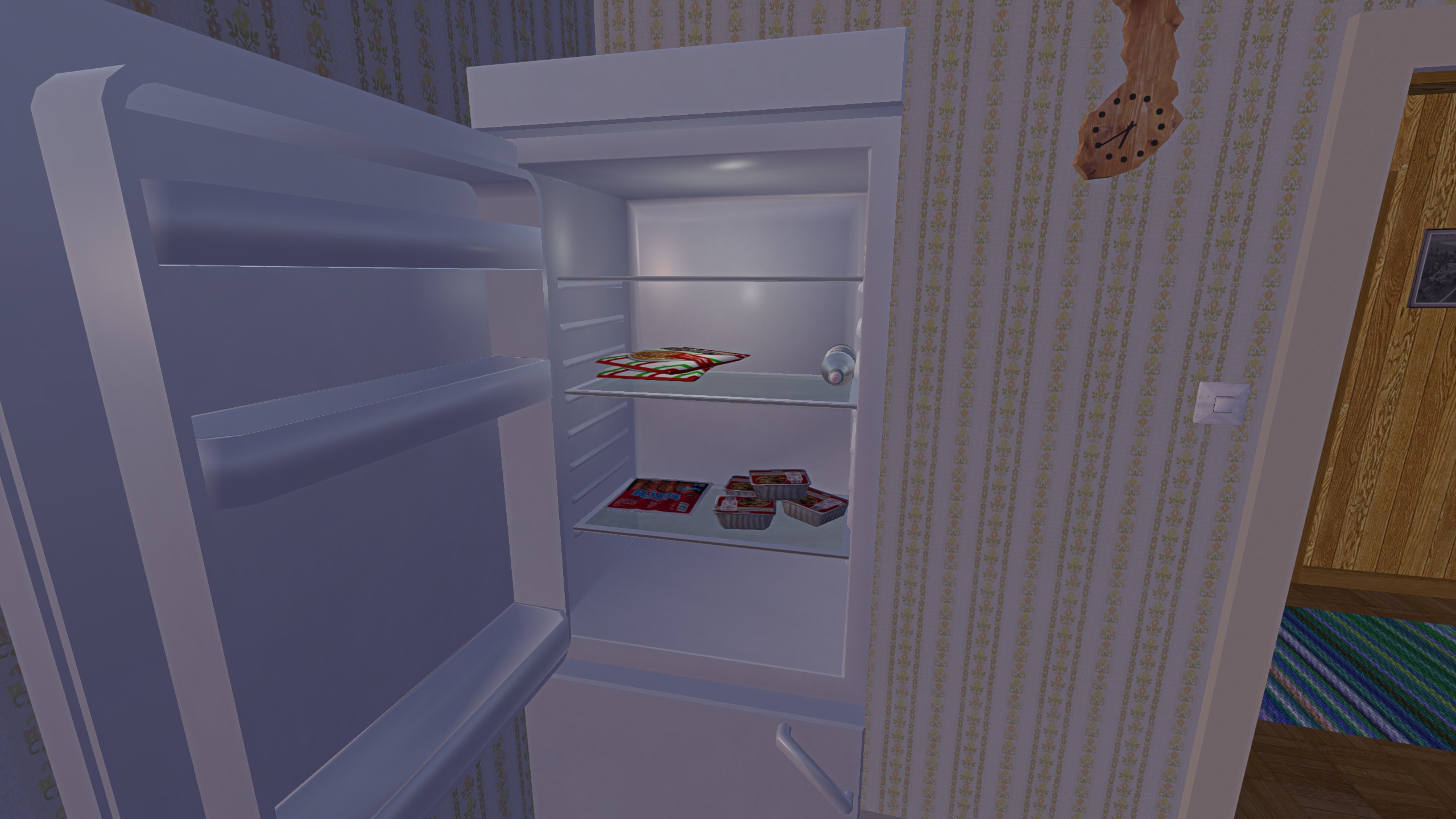 My Summer Car "Сохранение с собранным двигателем и подвеской, на балансе 1618 марок, есть немного еды в холодильнике"