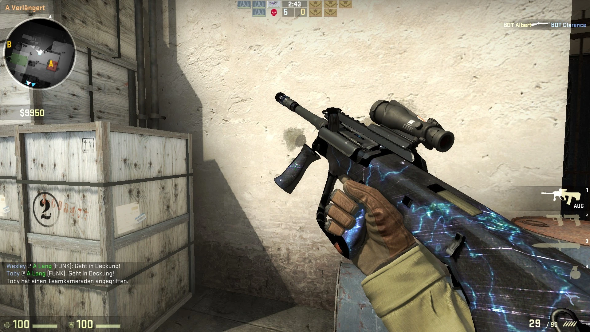 Counter-Strike: Global Offensive "AUG Skin Black"