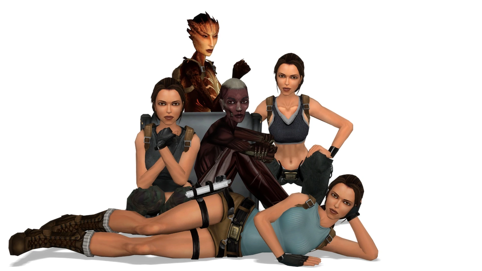 Garry's Mod "Пак Моделей Лары Крофт из Tomb Raider: Anniversary"