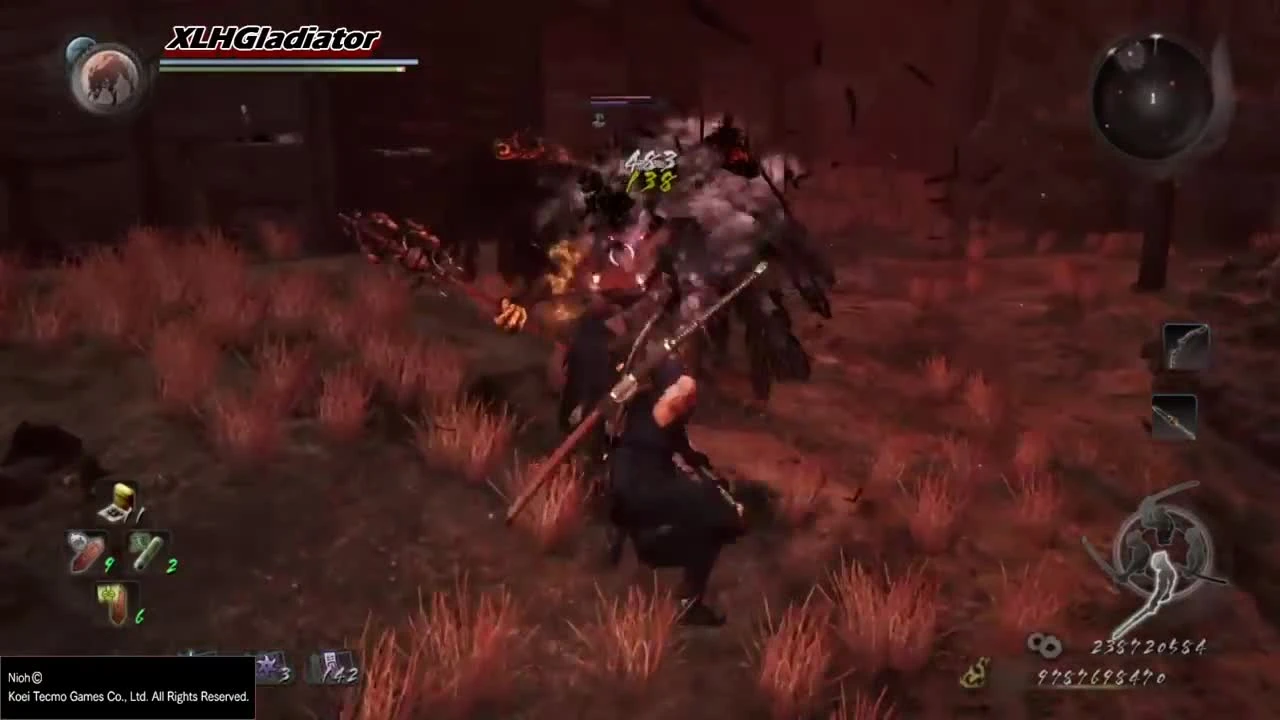 Nioh - Комбо Безумие