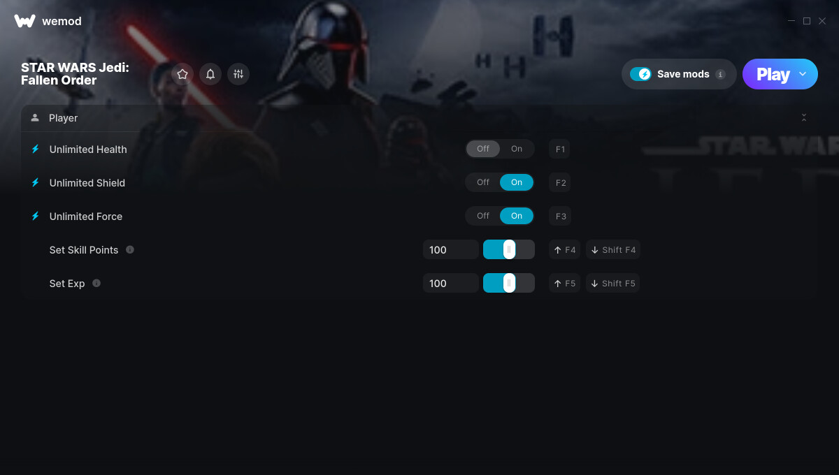 Star Wars Jedi: Fallen Order "Трейнер +5" [UPD: 08.08.2025] {MrAntiFun / WeMod}