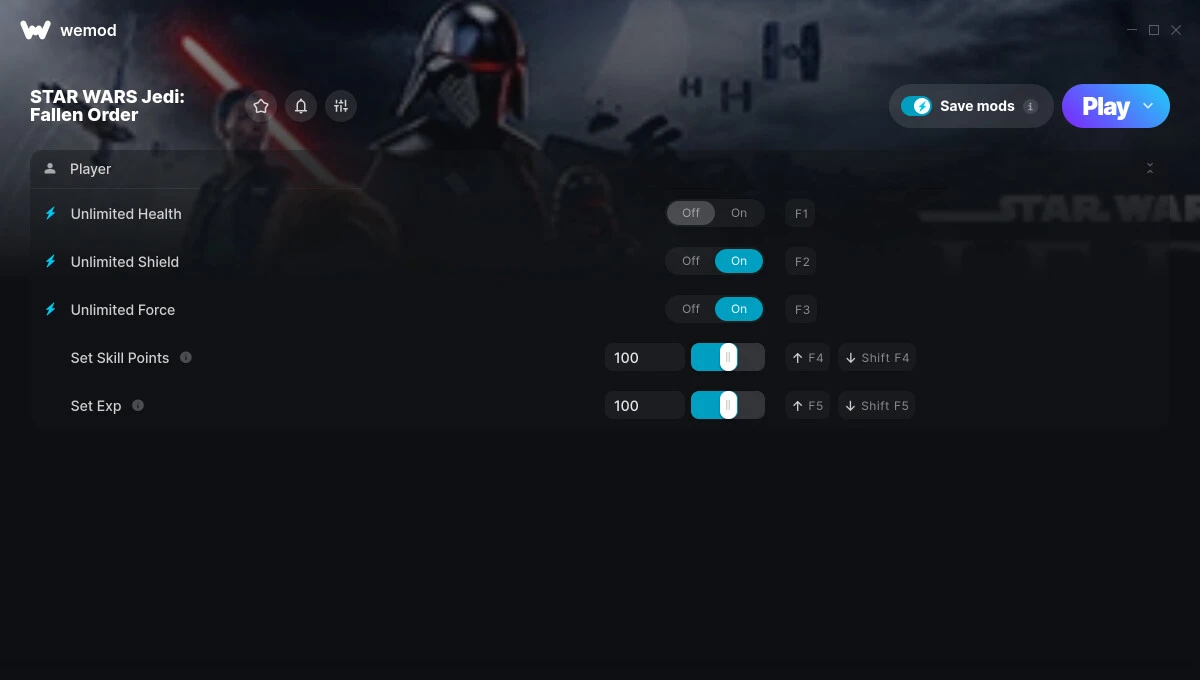 Star Wars Jedi: Fallen Order "Трейнер +5" [UPD: 15.08.2025] {MrAntiFun / WeMod}