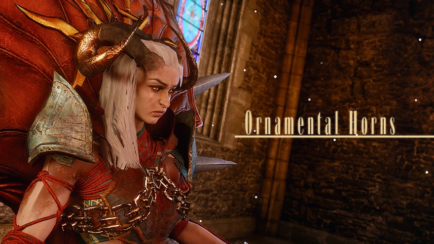 Dragon Age: Inquisition "Рога с орнаментом для кунари"