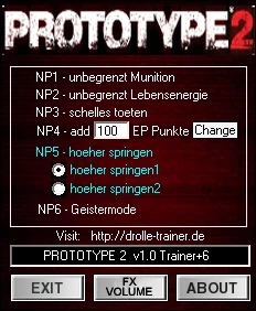 Prototype 2: Трейнер/Trainer (+6) [1.0] {dr.olle}