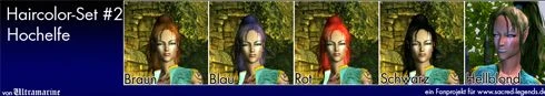Sacred 2: Fallen Angel "Haircolor-Set2 Helve"