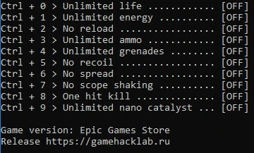 Crysis 2 Remastered: Трейнер/Trainer (+10) [Epic Games] {LIRW / GHL}
