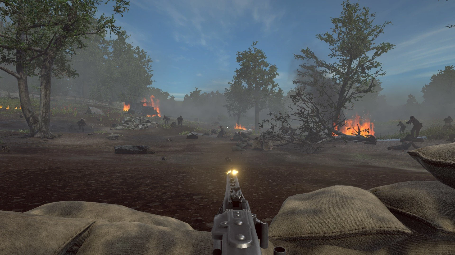 Игровой процесс находящейся в раннем доступе WW2: Bunker Simulator