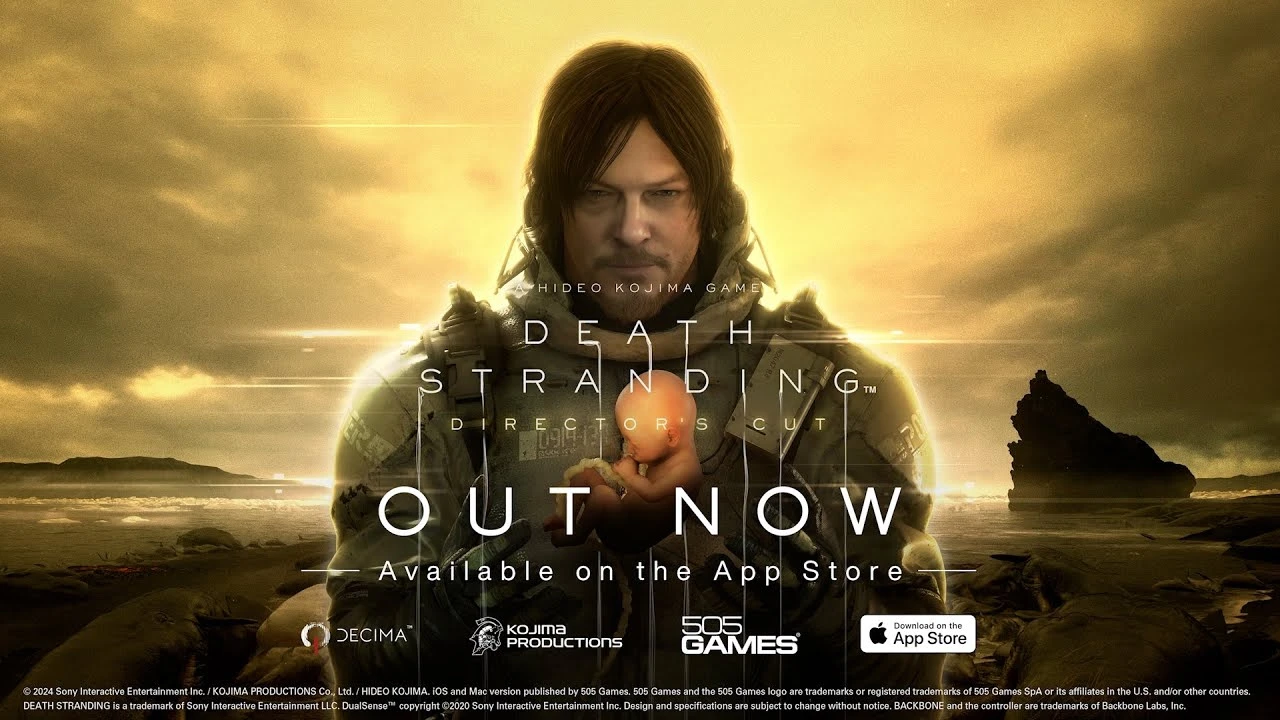 Релизный трейлер Death Stranding: Director's Cut для iPhone 15 Pro, iPad и Mac