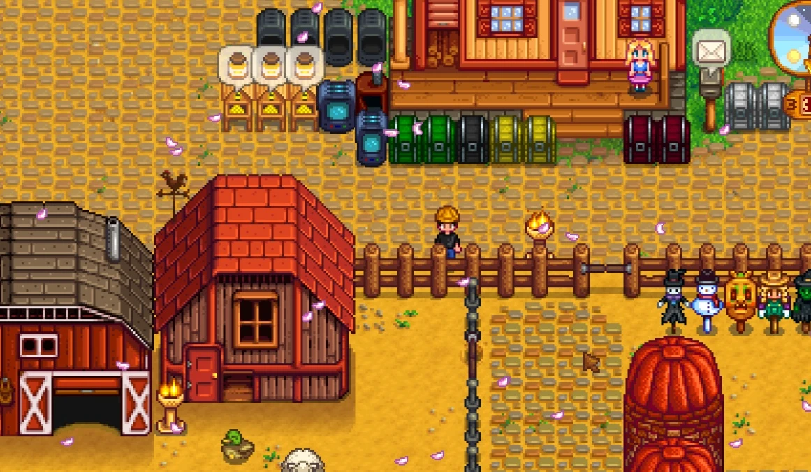 Stardew Valley: Сохранение/SaveGame (Весна 2й год, Жена Хейли, 1 Ребёнок)