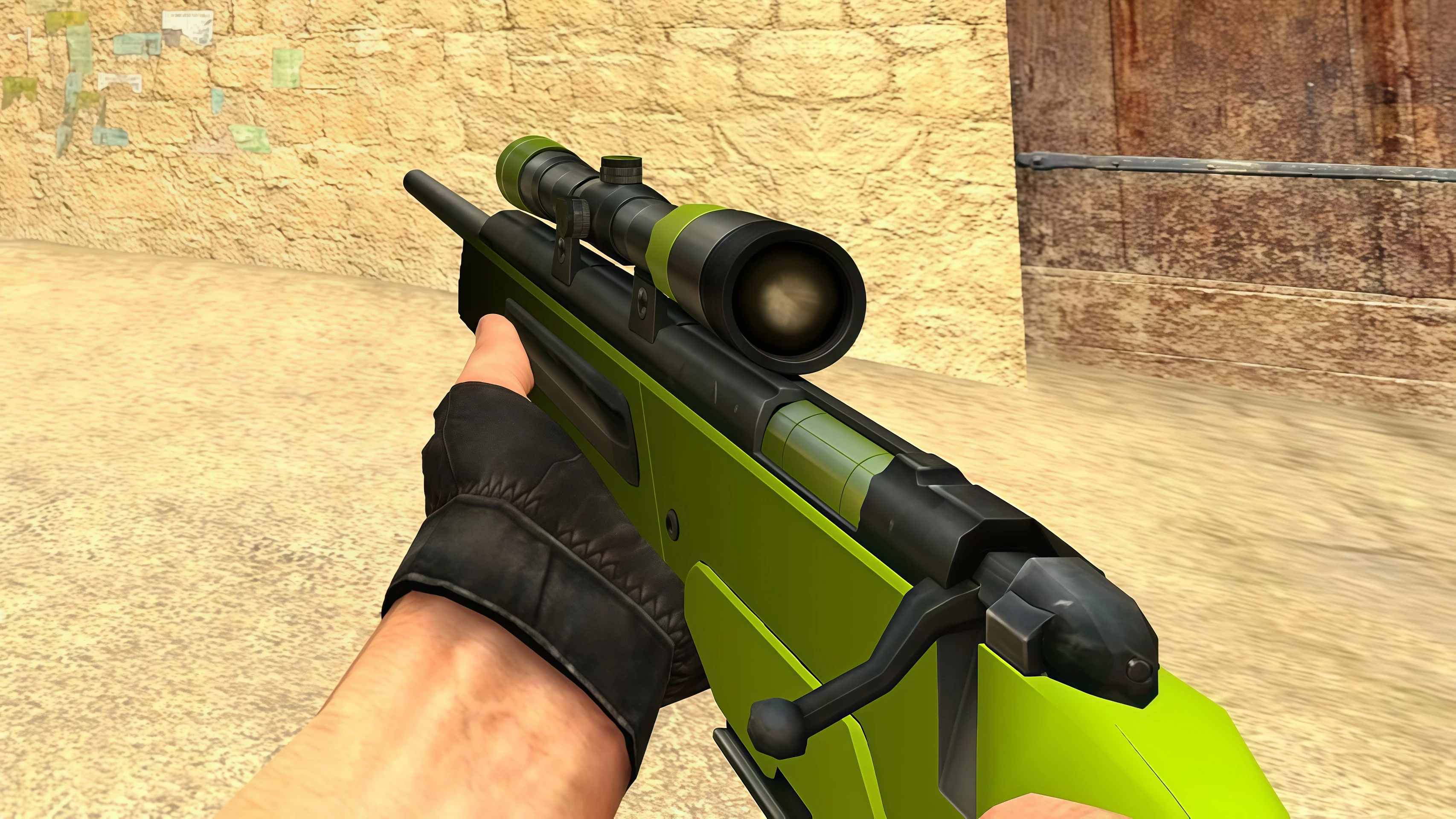 Counter-Strike: Source "Скин на Scout "Кислотный градиент""