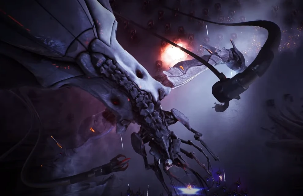 Небольшой геймплей битвы с боссом CYGNI: All Guns Blazing - зрелищной аркады в жанре shoot 'em up