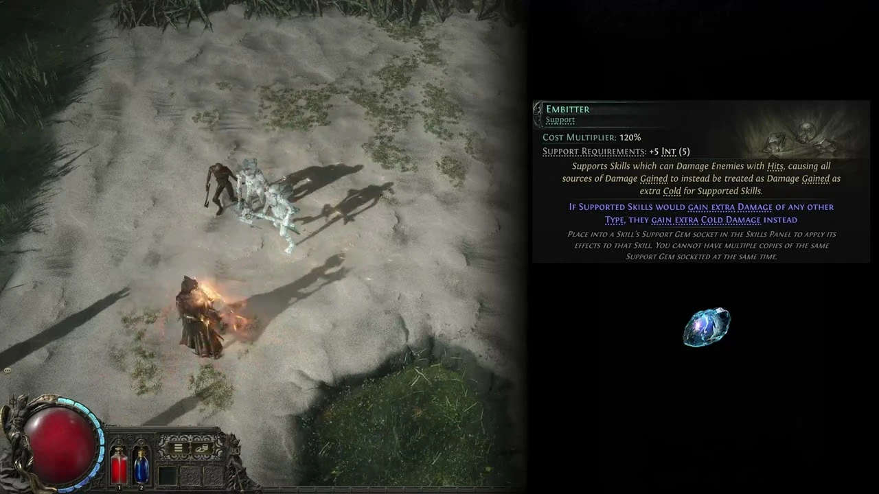 Path of Exile 2: тизер новых камней поддержки из обновления 0.2.0