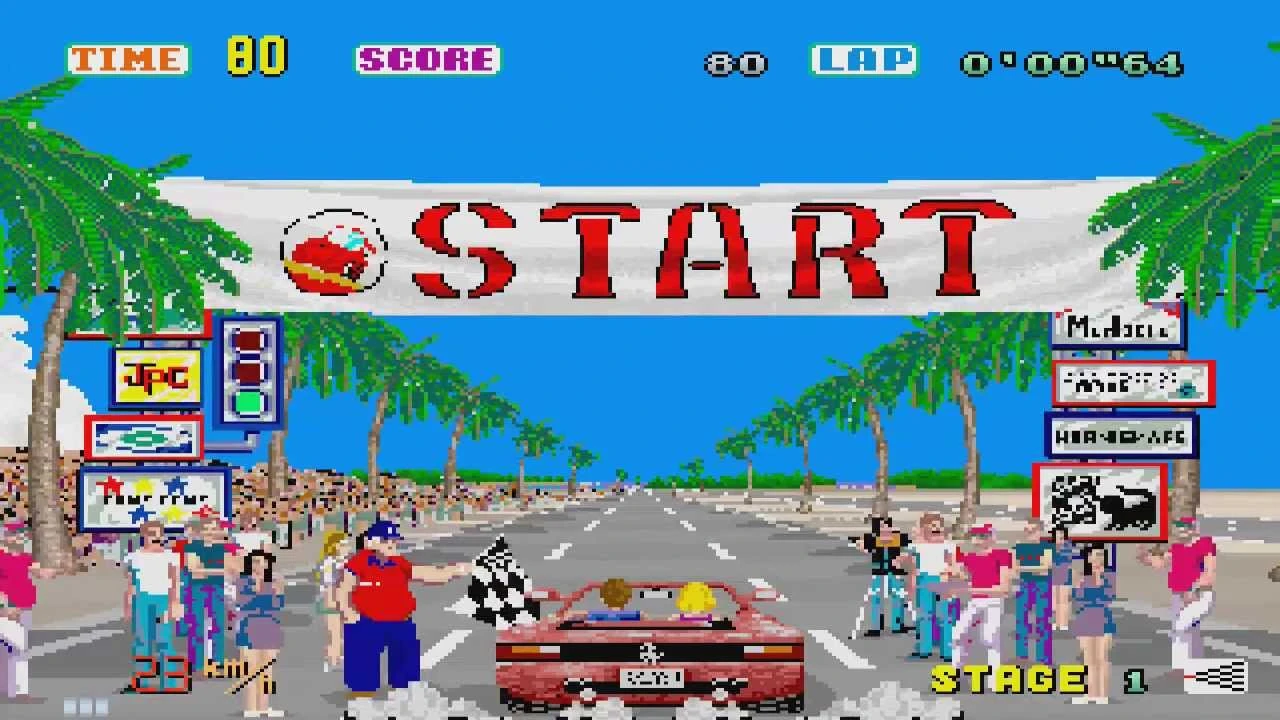 Новое видео Sega Ages Out Run для Nintendo Switch