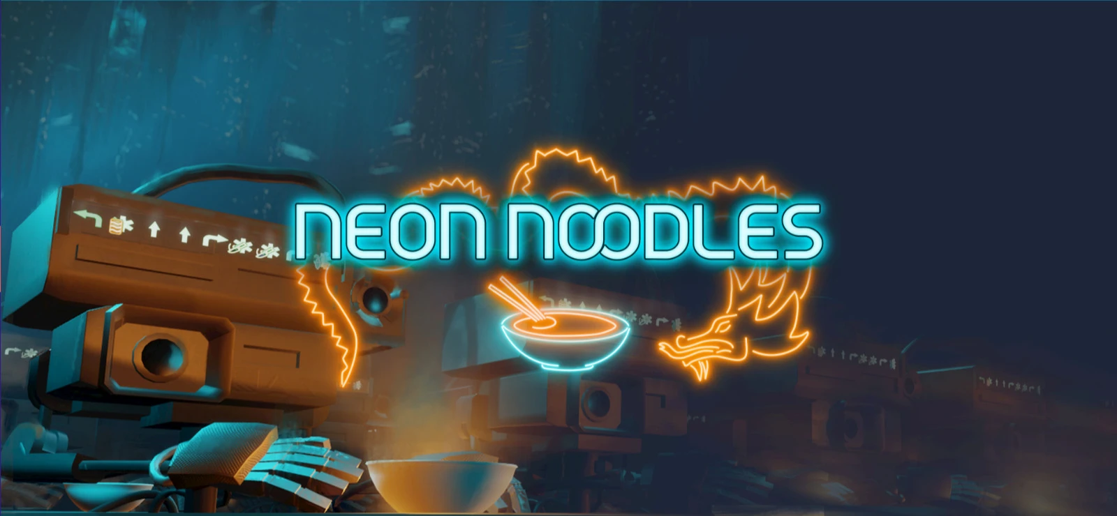 Полная версия игры про автоматизацию кухни в стиле киберпанк Neon Noodles вышла для ПК