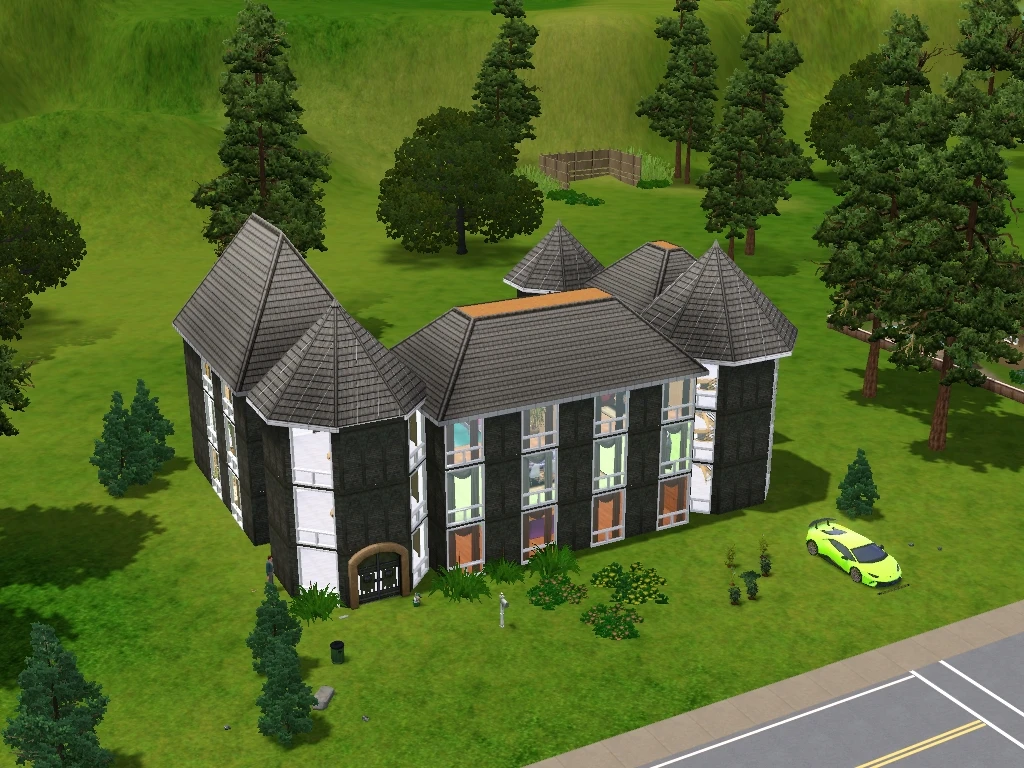 The Sims 3 "Большой дом в стиле средневековья"