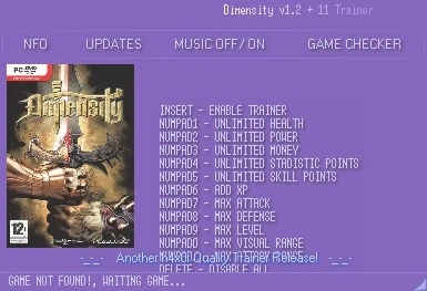 Dimensity: Трейнер (+11) [1.2] {h4x0r}