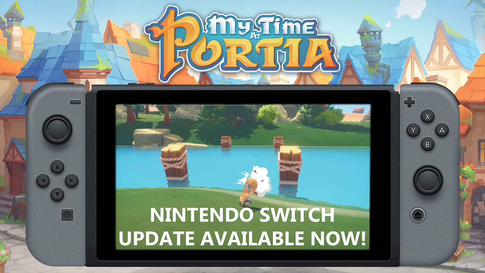 Для Switch-версии My Time at Portia вышло обновление