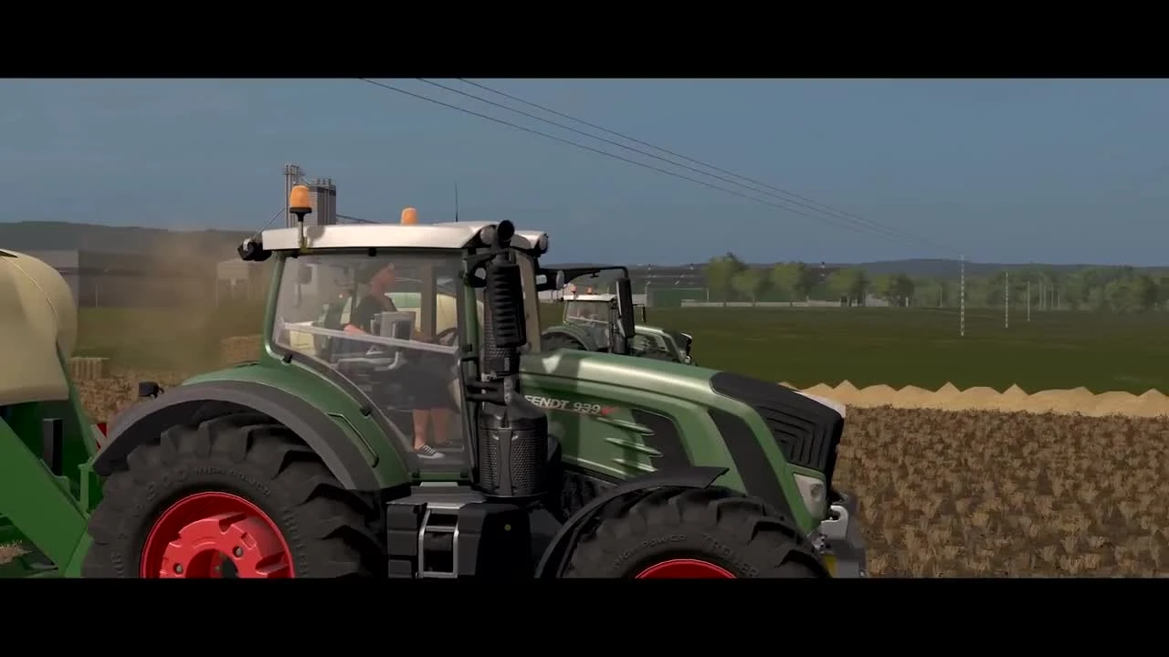 Farming Simulator 17 - Fendt 939 Vario с короной BigPack 1290 HDP XC (Фан трейлер)