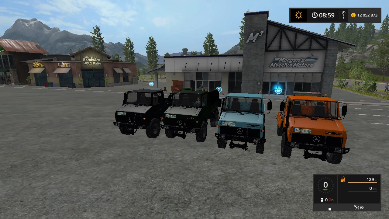 Farming Simulator 17 "Пак грузовиков Mercedes-Benz Unimog U1600 BR.427 V1.0"