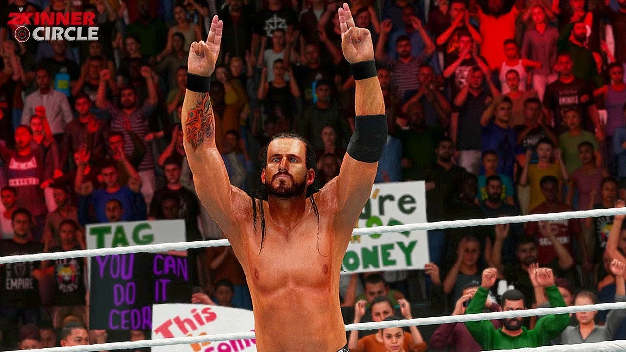 WWE 2K17 "Adam Cole AEW Наряд WWE 2K19 Порт Мод"