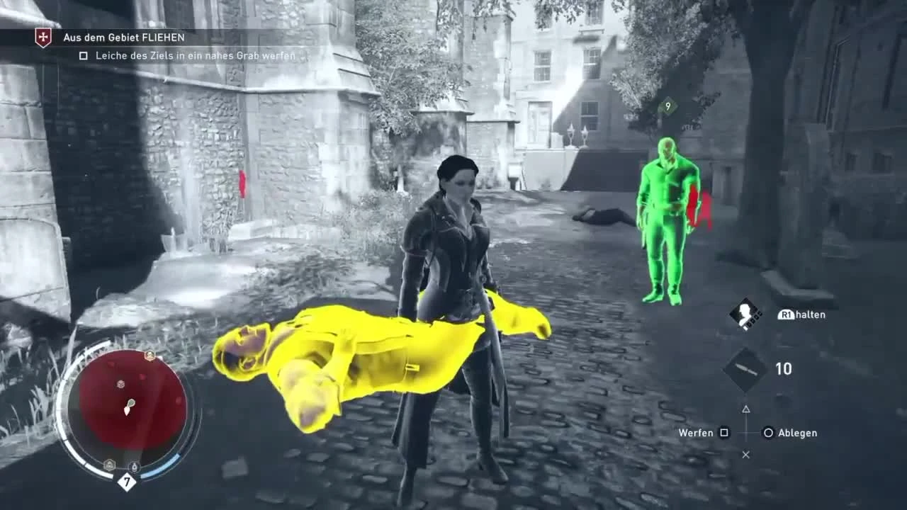 Assassin's Creed: Syndicate "Баг - Труп липучка"