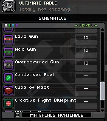 Starbound: CreativeMode( доступ ко всем предметам, техам и блокам, спаун + многое другое) [v. 1.1.2 Furious Koala ]