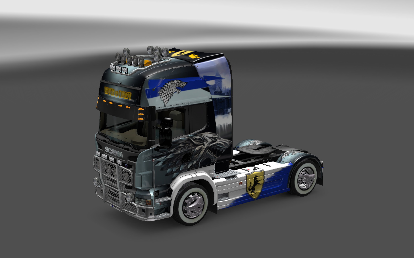 ETS 2 "Скин для Scania - Game of Thrones - Stark"
