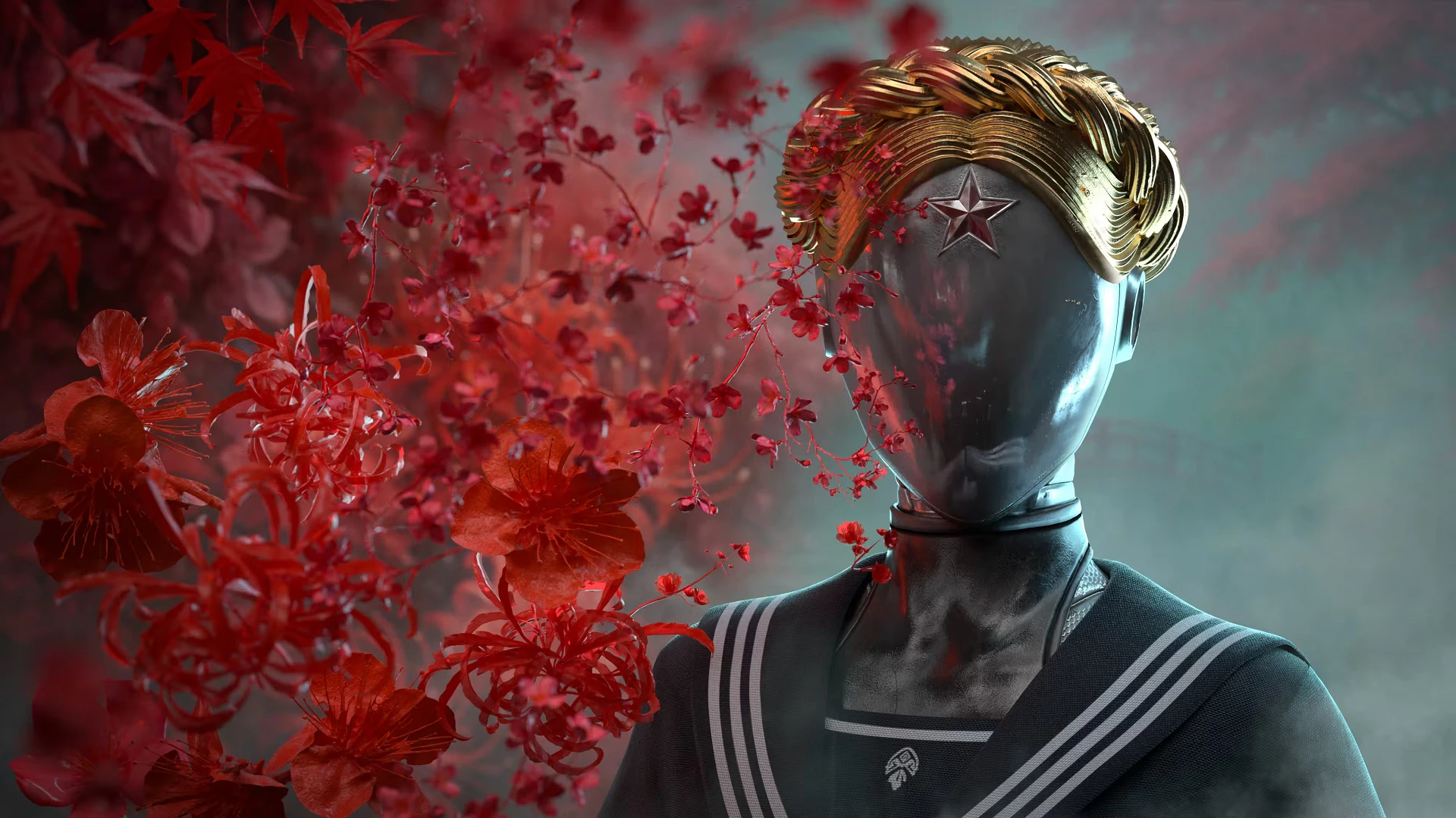 Mundfish поздравили Konami с релизом Silent Hill f и показали арт с близняшкой в японской школьной форме