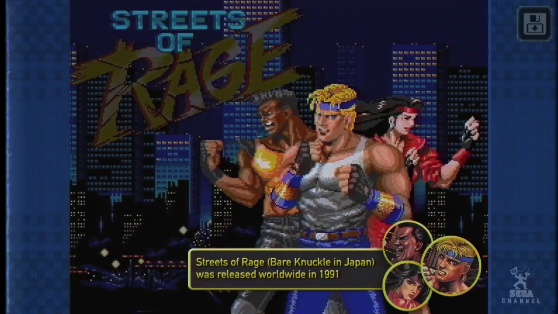 Трейлер Streets of Rage для мобильных устройств