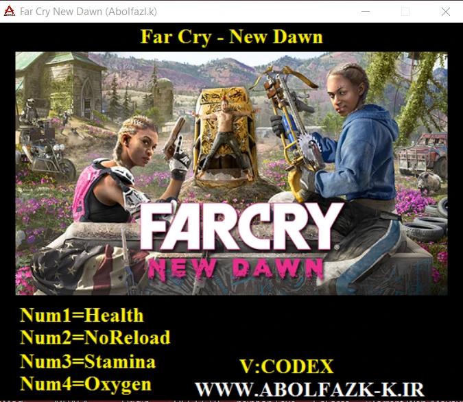 Far Cry: New Dawn: Трейнер/Trainer (+5) [v1.0.2] {Abolfazl.k}