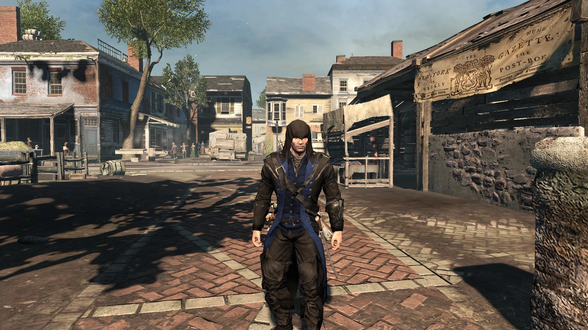 Assassin's Creed: Rogue "Черный костюм Коннора с синими вставками"