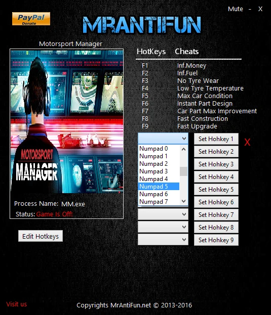 Motorsport Manager: Трейнер/Trainer (+9) [1.5.16749] {MrAntiFun}