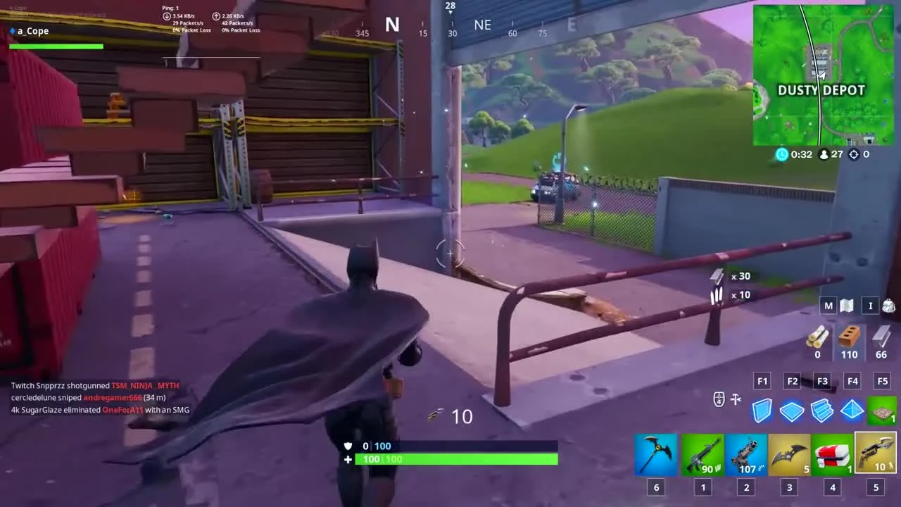 Бэтмен у нас в Fortnite: Battle Royale