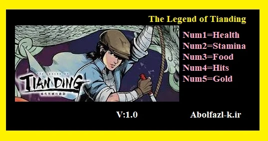 The Legend of Tianding: Трейнер/Trainer (+5) [1.0] {Abolfazl.k}