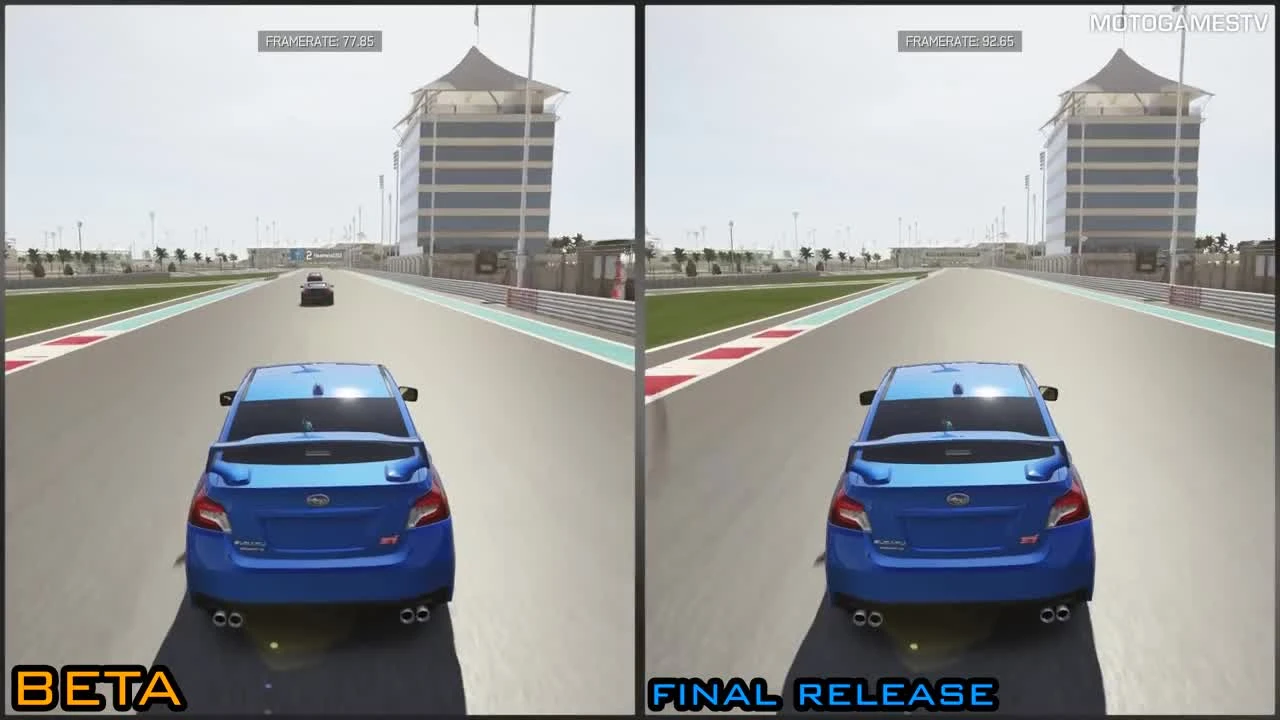 Forza Motorsport 6 Apex "сравнение беты и релизной версии"