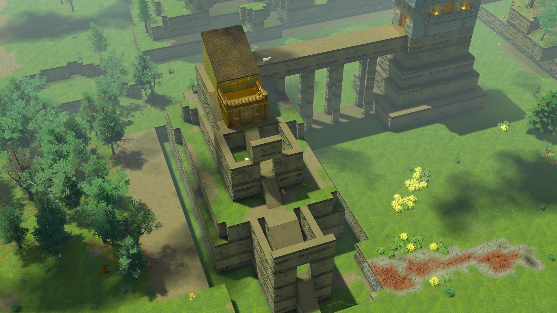 Вышло обновление для Going Medieval, добавляющее терраформинг, кастомную сложность и новую логику поведения животных