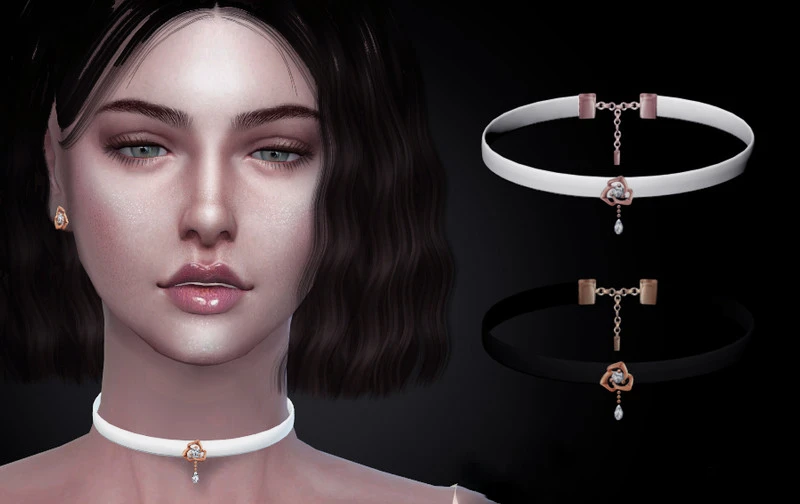 Sims 4 "Аксессуар Чокер - Детализированный (2020)"