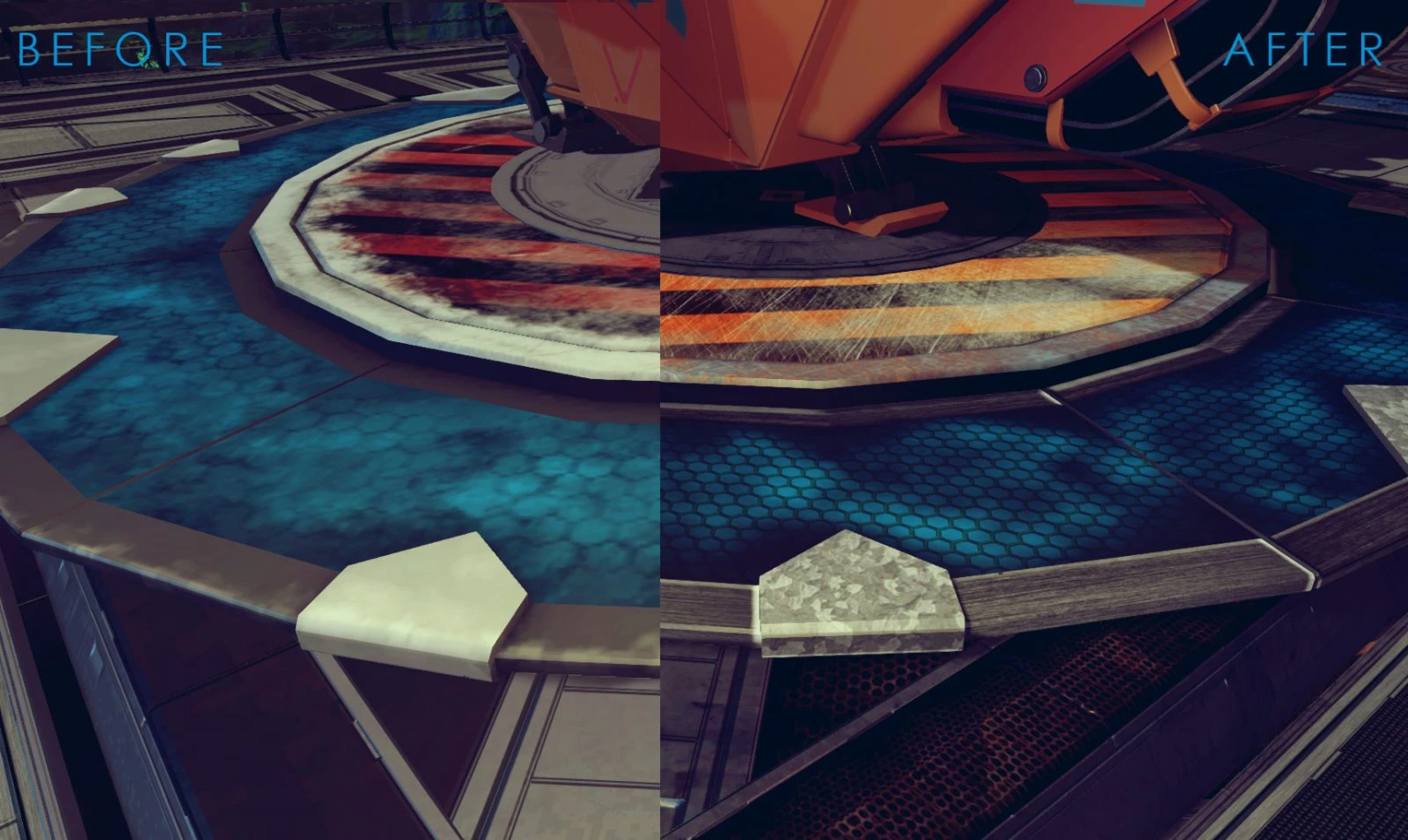 No Man's Sky "LandPads Retext"