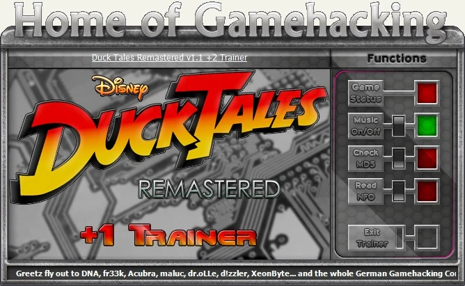 DuckTales Remastered: Трейнер/Trainer (+2) [1.2 &amp; 1.3] {iNvIcTUs oRCuS / HoG}