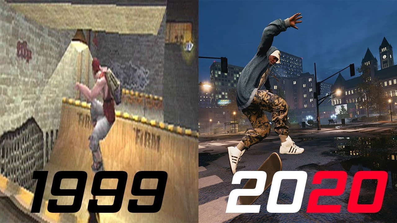 Эволюция серии симуляторов скейтбординга Tony Hawk's Pro Skater