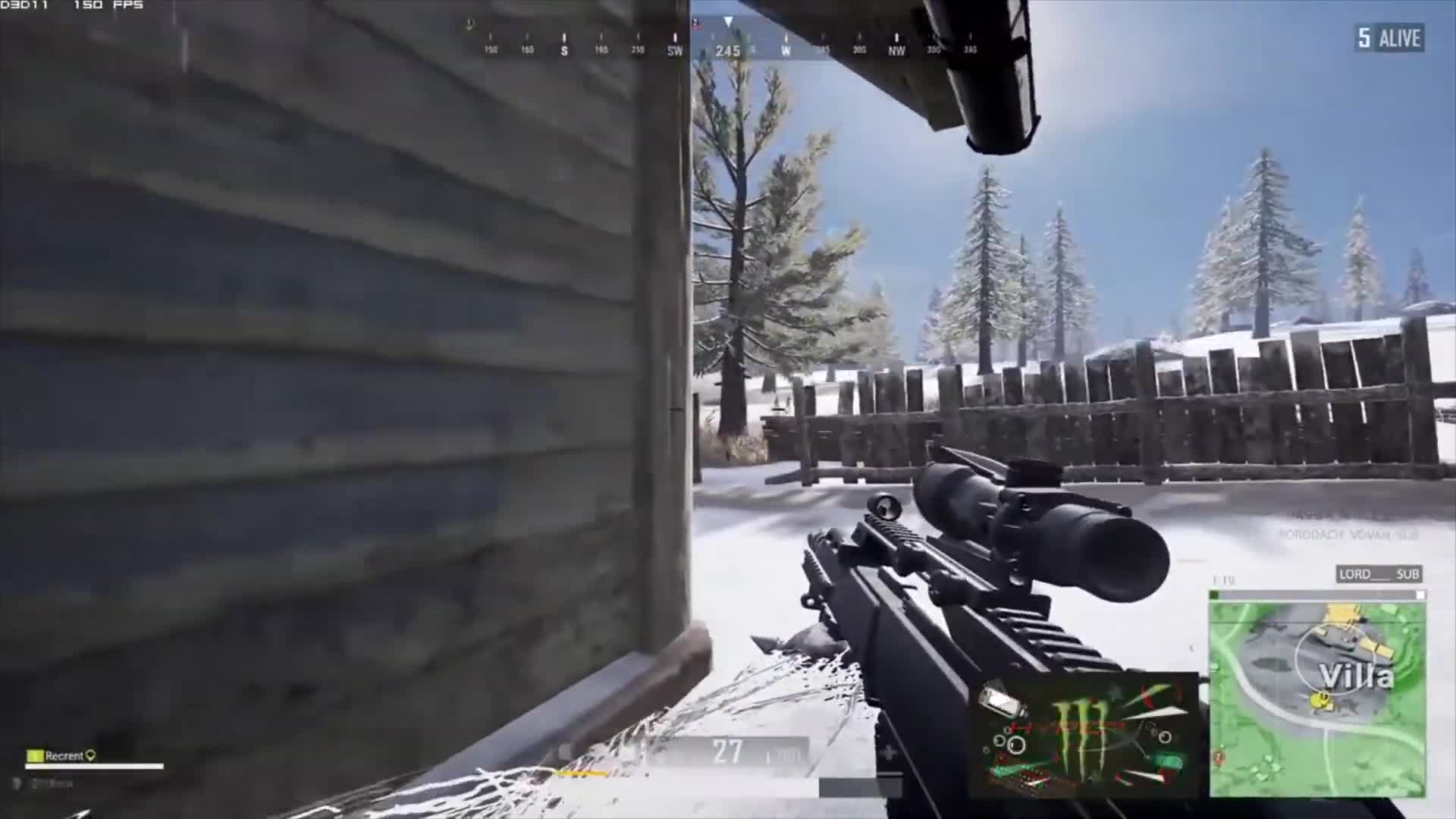 PUBG изменили отдачу всех оружий. Новый снегоход