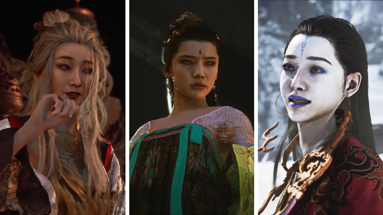 9 минут флирта Бацзе с людьми в Black Myth: Wukong