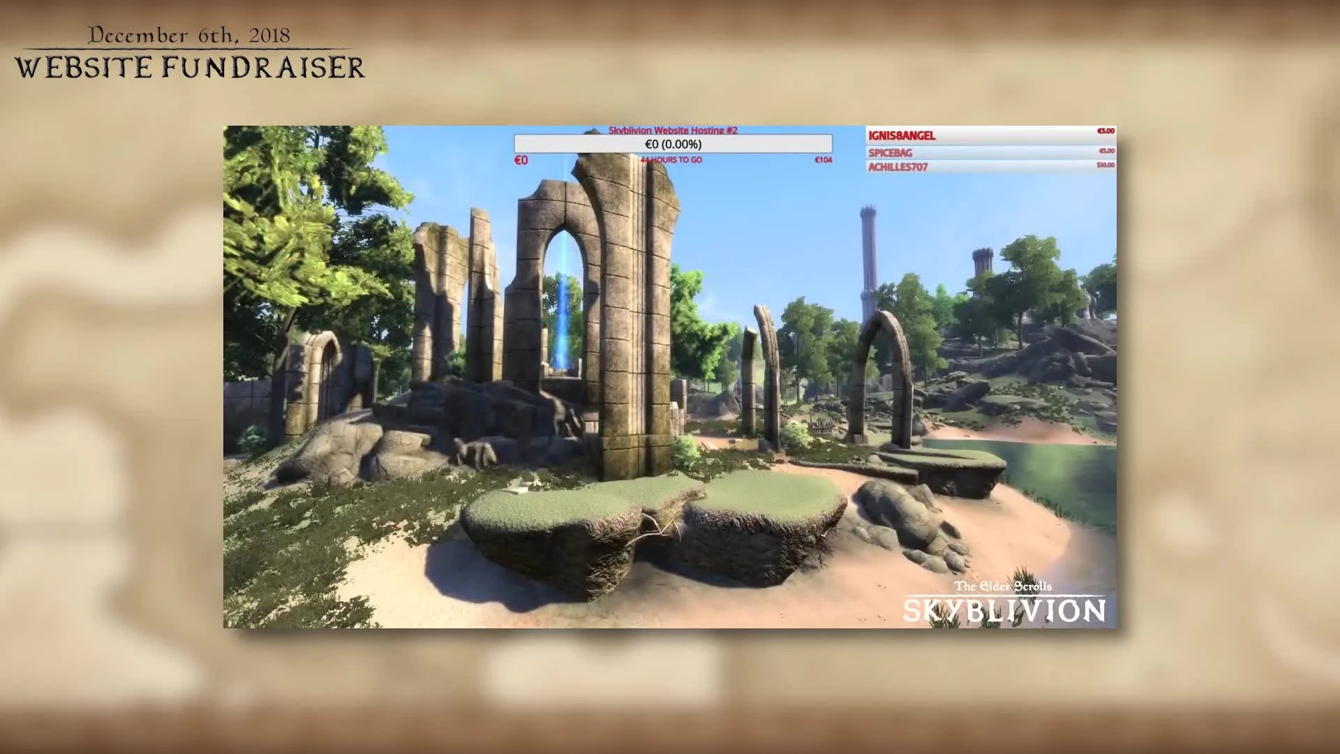 Skyblivion - фанатский ремейк Oblivion на основе Skyrim