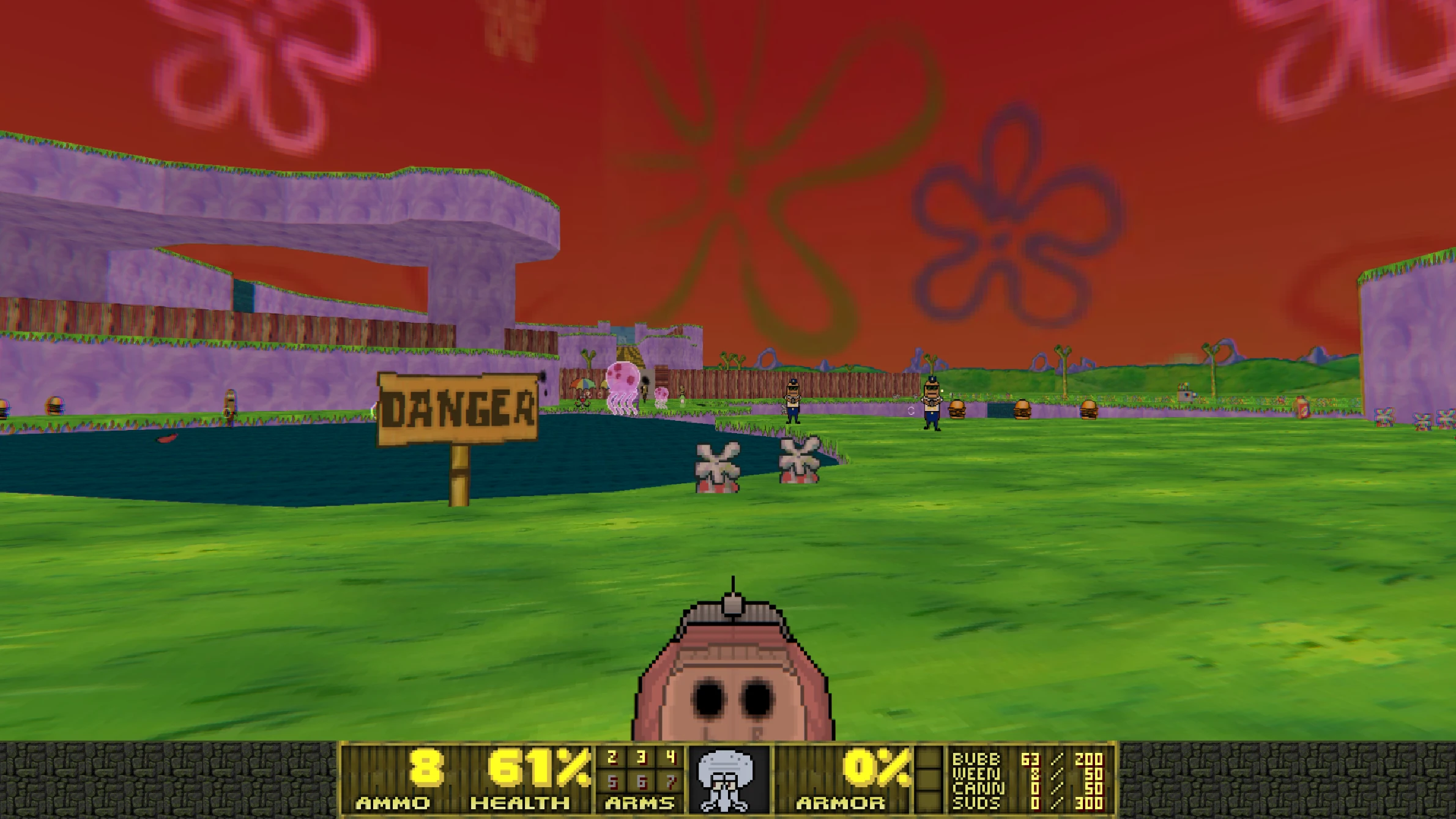 Doom 2 "Модификация The Bikini Bottom Massacre"