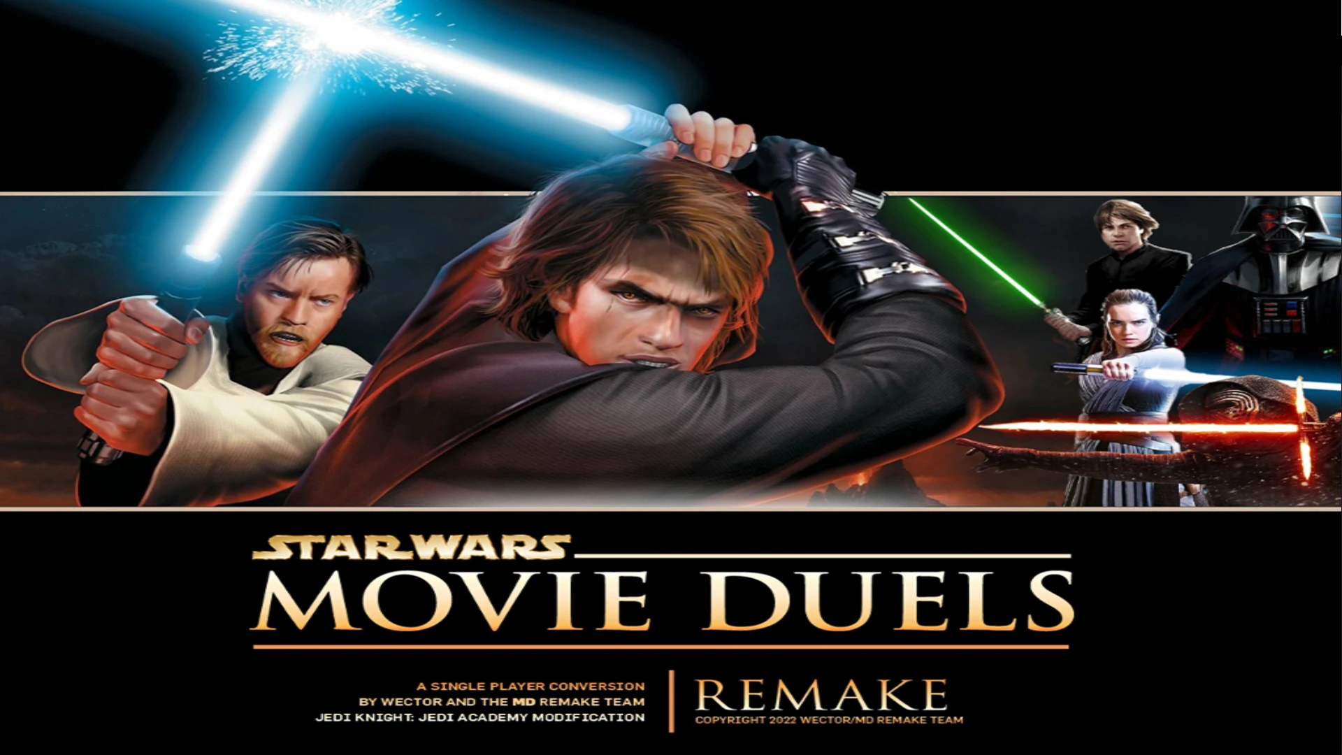 Star Wars: Jedi Knight - Jedi Academy "Мод STAR WARS: Movie Duels с автоматической установкой"