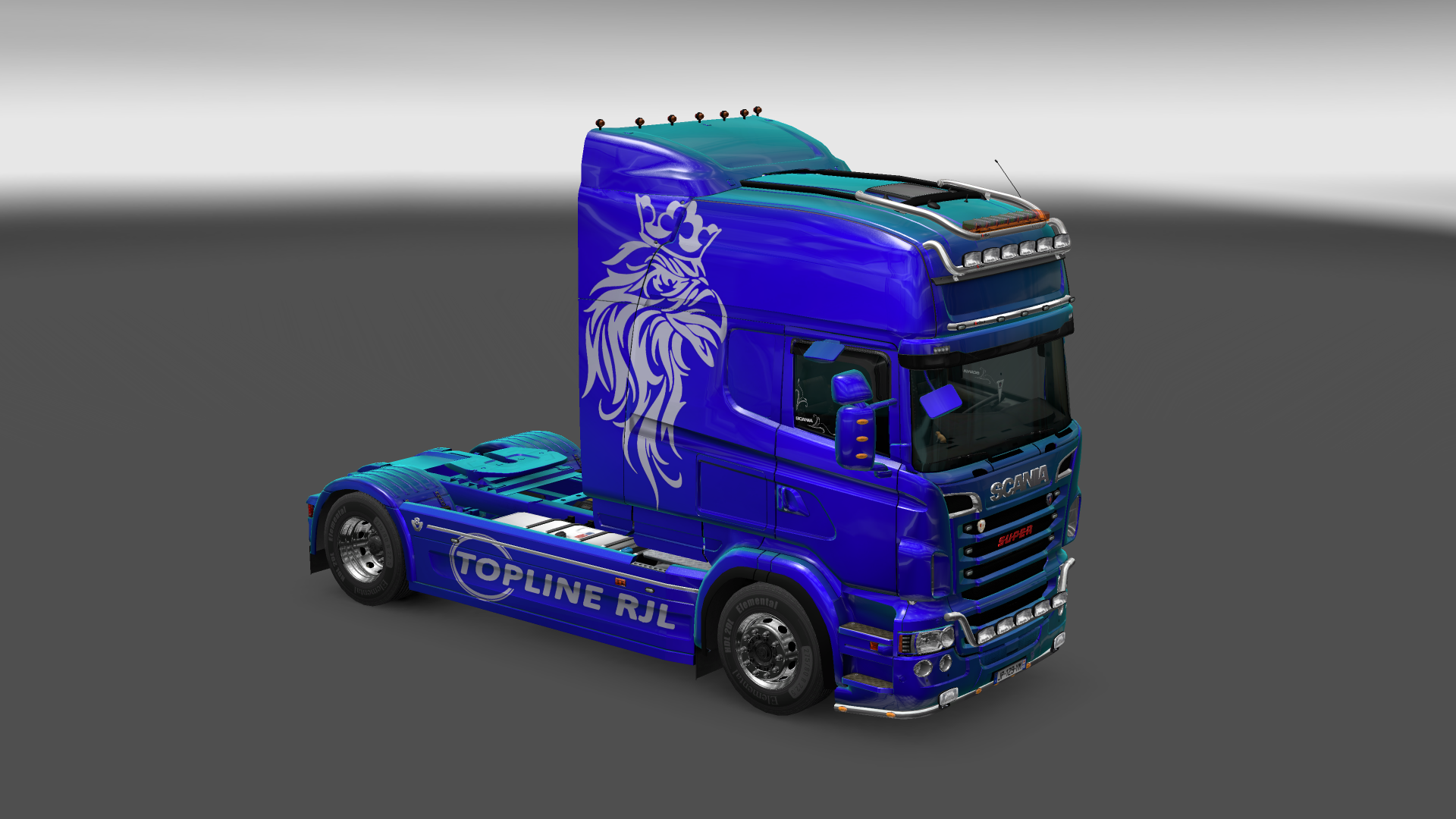 ETS 2 "Metallic skin Scania R & Streamline RJL" Update